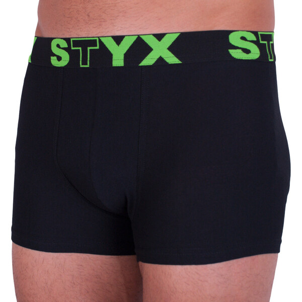 Pánske boxerky Styx športová guma nadrozmer čierne (R962) 4 8113264