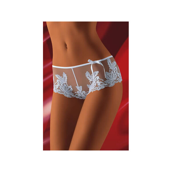 Wol-Bar Dámske priesvitné luxusné čipkované boxerky francúzskeho 65579136