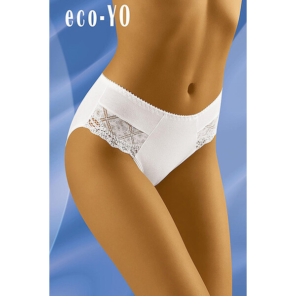 Wol-Bar Dámske BIO-bavlnené nohavičky Eco-Yo, Farba biela 65579142