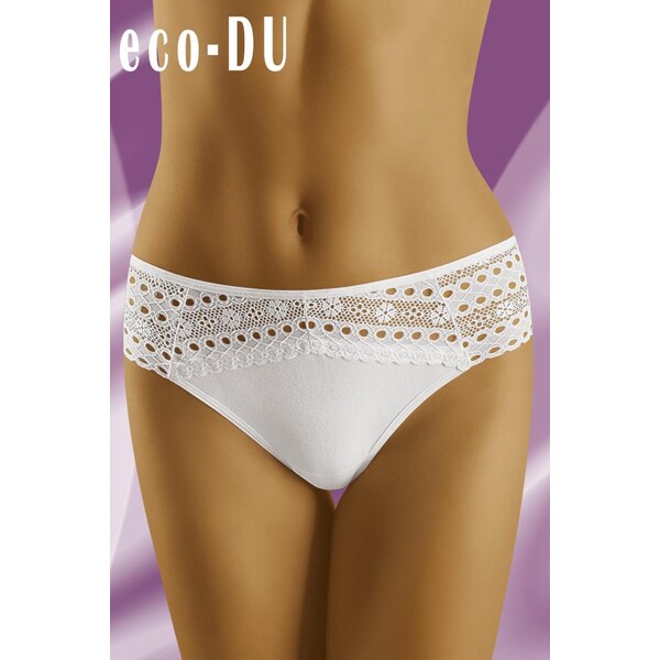 Wol-Bar Dámske BIO-bavlnené nohavičky Eco-Du, Farba biela 65579147