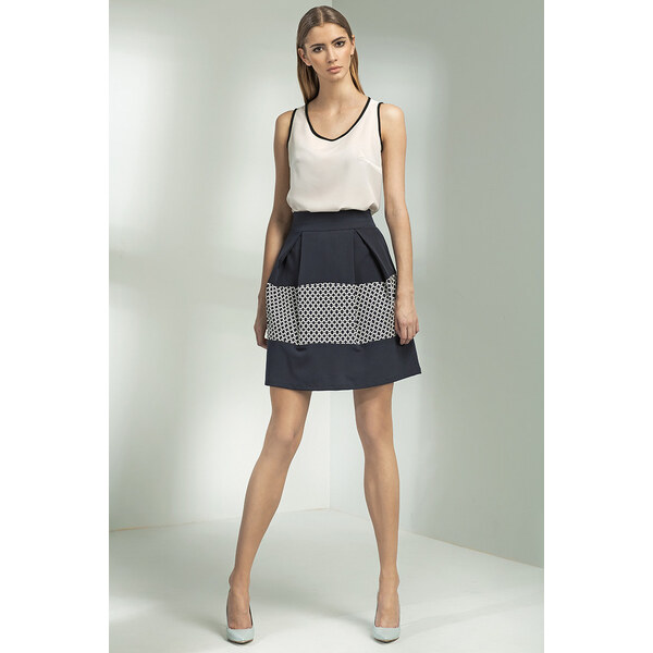 Glara Áčková vzorovaná sukňa 8397005