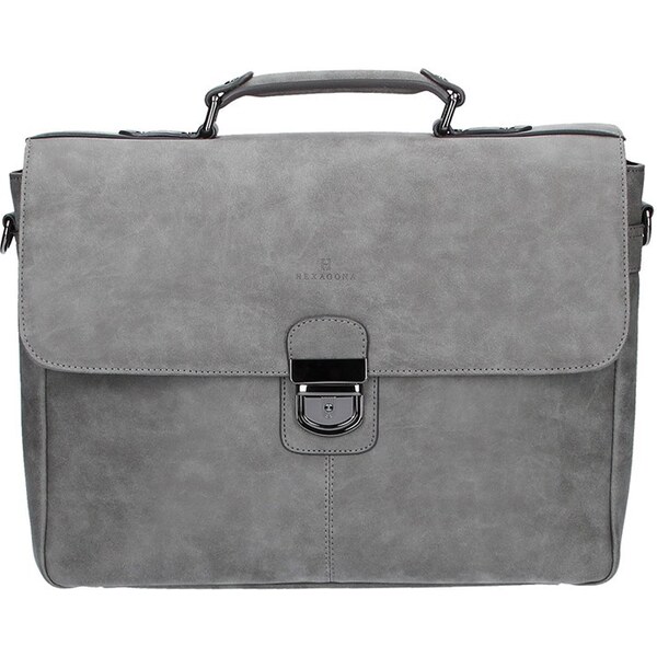 Pánska aktovka Hexagona 784632 - šedá 48227903