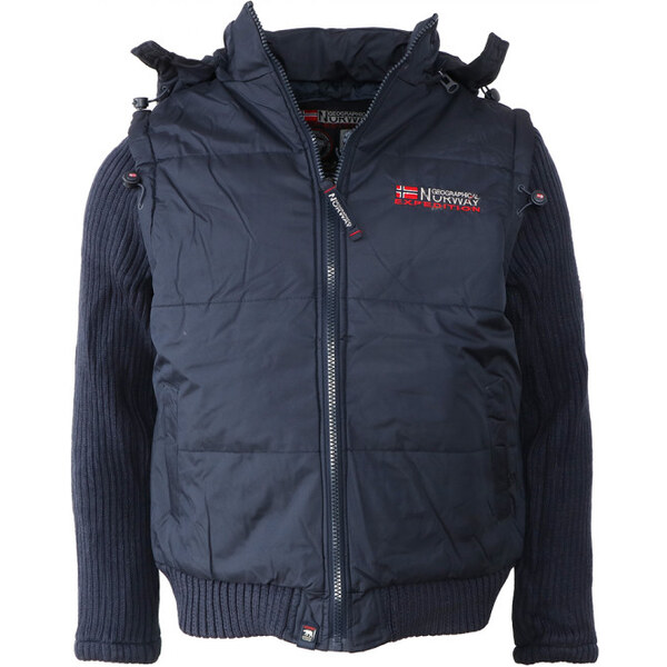 GEOGRAPHICAL NORWAY vesta pánska CRUMBERRY MEN 056 odopínateľné rukávy 15518355