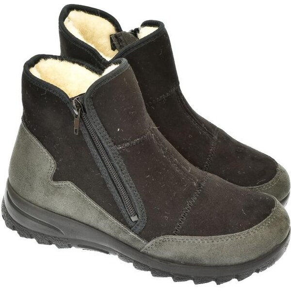 Dámske čierne poltopánky MJARTAN SISA 34708032