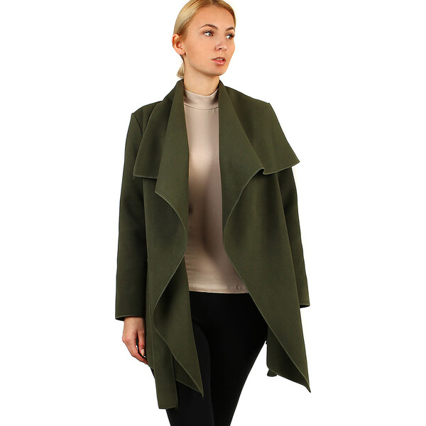 Glara Dámsky kabát s opaskom 8393172