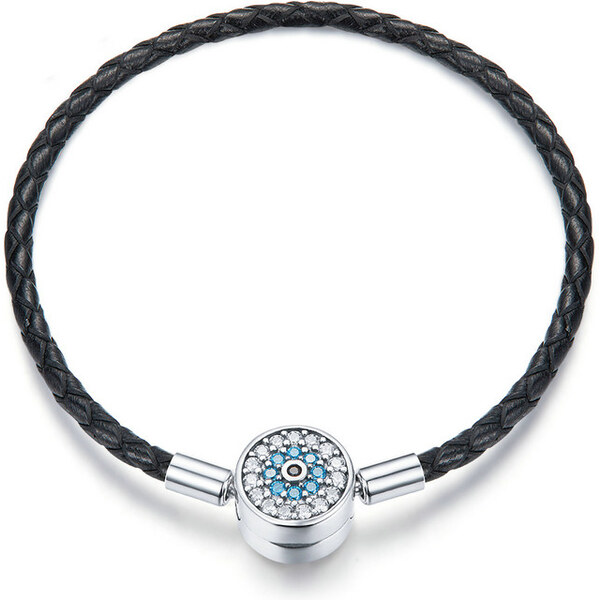 Emporial strieborný náramok na prívesky Symbol ochrany SCB113 25428896