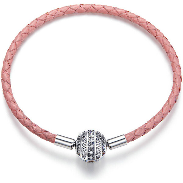 Emporial strieborný náramok na prívesky Ružová elegancie SCB114 25428895