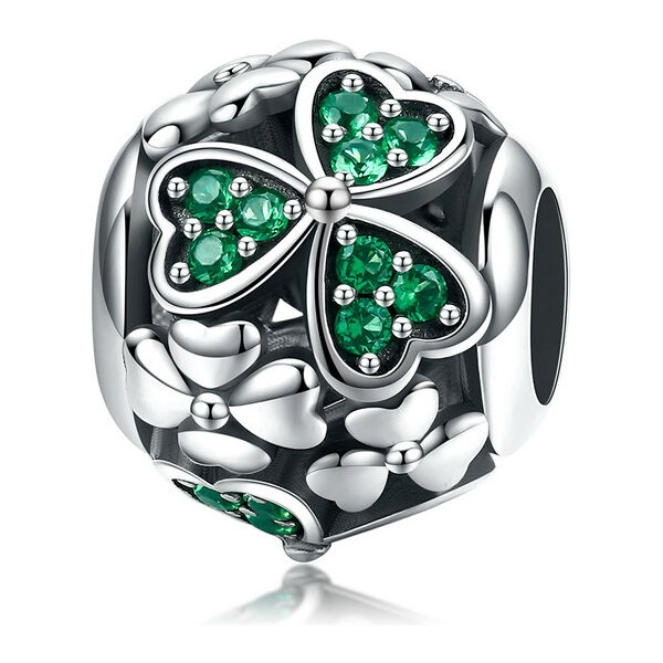 Emporial strieborný prívesok Štvorlístok lásky 24464402