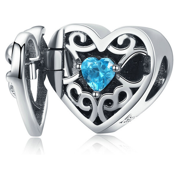 Emporial strieborný prívesok Navždy v mojom srdci 24464451