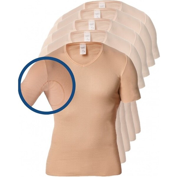 Covert Underwear Neviditeľné pánske tričko s potítkami 4+1 8843867