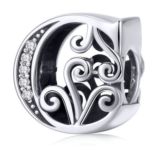 Emporial strieborný prívesok Písmeno C 24464461