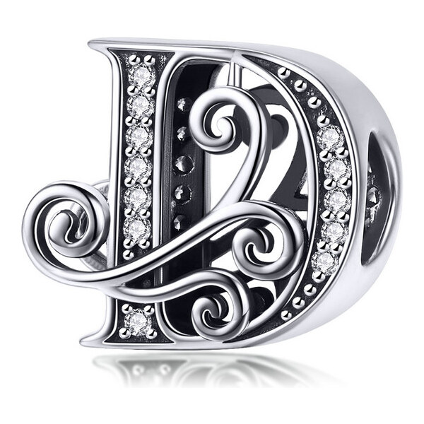 Emporial strieborný prívesok Písmeno D 26459767