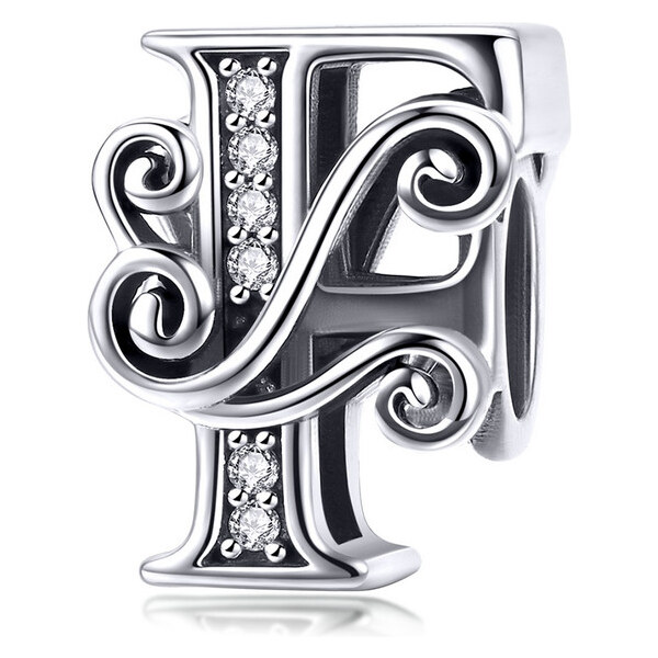 Emporial strieborný prívesok Písmeno F 26605023