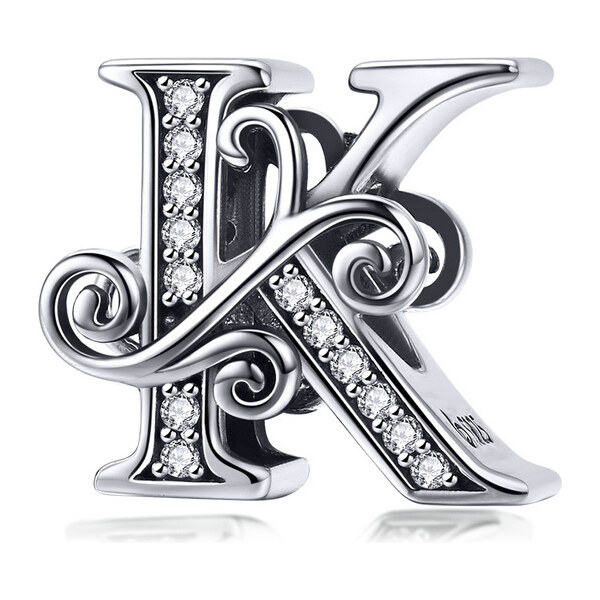 Emporial strieborný prívesok Písmeno K 24464465