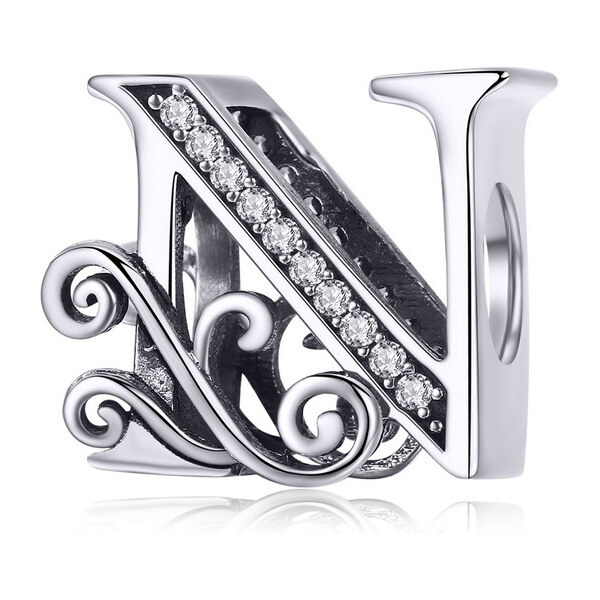 Emporial strieborný prívesok Písmeno N 24464467