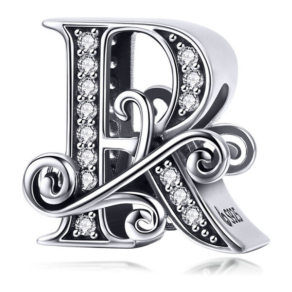 Emporial strieborný prívesok Písmeno R 24464469