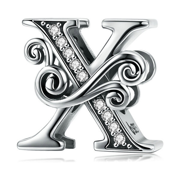 Emporial strieborný prívesok Písmeno X 24464473
