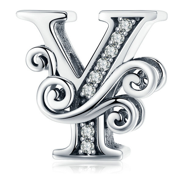 Emporial strieborný prívesok Písmeno Y 24464474