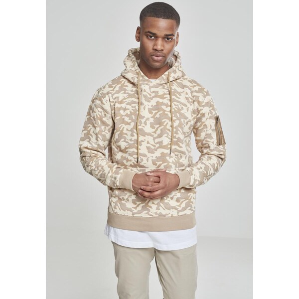 Urban Classics Sweat Camo Bomber Hoody Beige Camouflage 50671496