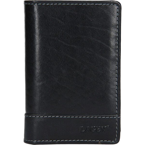 Lagen Kožená dokladovka V-260/T čierna 35335661