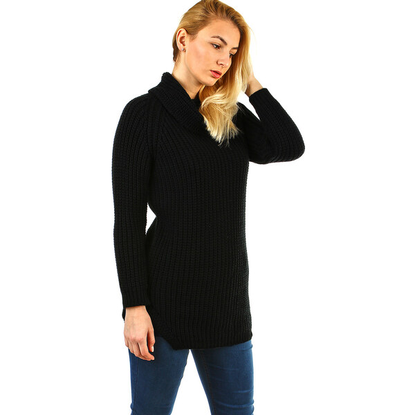 Glara Dlhý sveter s rolákom 36988122