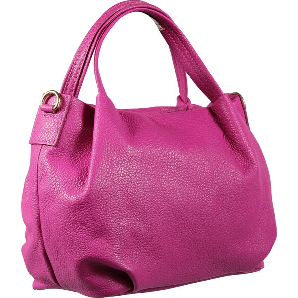 Ružová kožená talianska crossbody kabelka Tea Fuxia NovaKabelka.sk 9161238