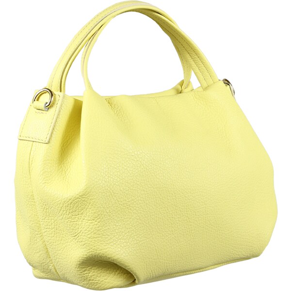 Žltá kožená talianska crossbody kabelka Tea Gialla Chiara NovaKabelka 38004862