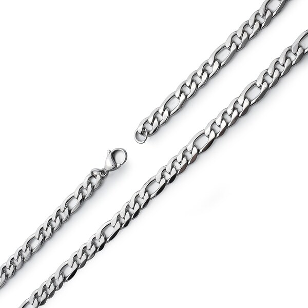 BM Jewellery Strieborný populárny reťaz Figaro 0,75cm z chirurgickej 10400238