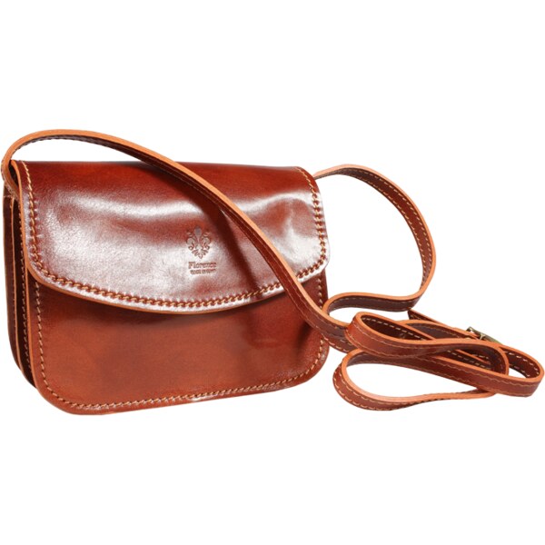 Hnedá kožená talianska crossbody kabelka Lona Marrone NovaKabelka.sk 9318808