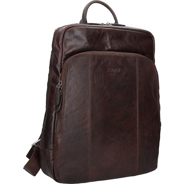 Pánsky kožený batoh Justified Arthur - hnedá 48227844