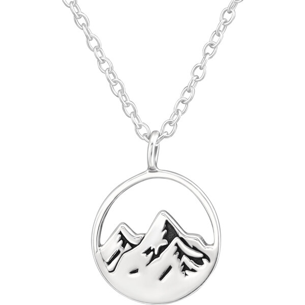 Olivie Strieborný náhrdelník SILVER MOUNTAIN 2255 27019463