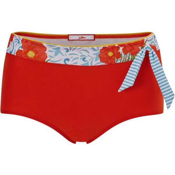Joe Browns Červený bikini spodok s vysokým pásom 9365230