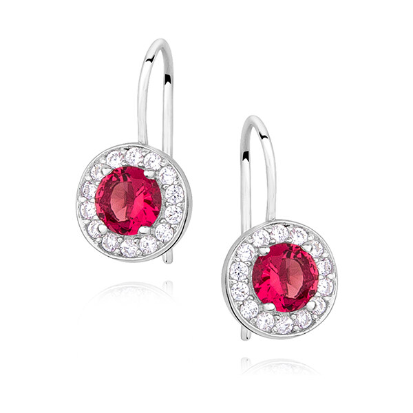 Olivie Detské Strieborné náušnice RUBY 3969 17146438