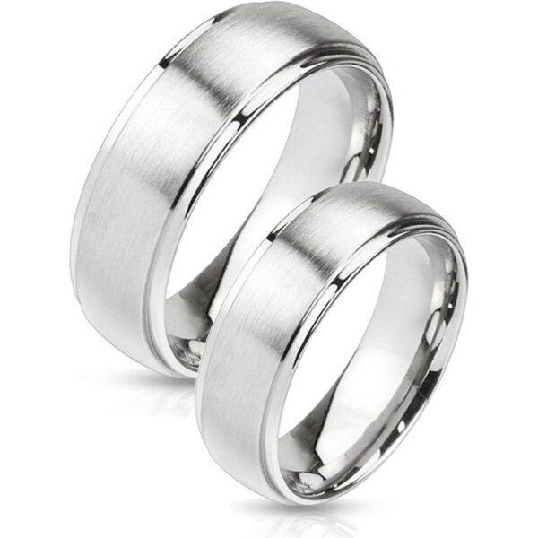 Ligot Obrúčky z lesklej a matnej chirurgickej ocele LGTMP2-OB 66848865