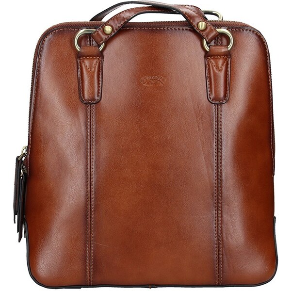 Dámska kožená batôžky kabelka Katana Martina - hnedá 24847459