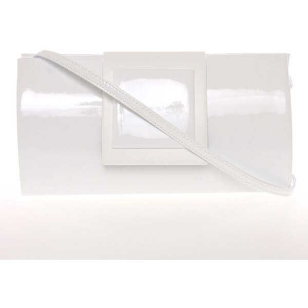 Dámska listová kabelka biela/lesk - Delami Sayre biela 62311080