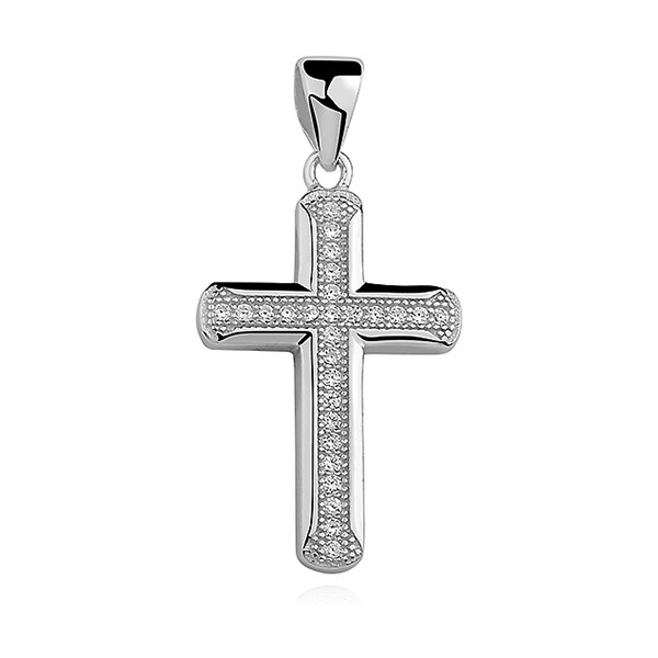 Olivie Strieborný prívesok KRÍŽIK so zirkónmi 1686 9398946