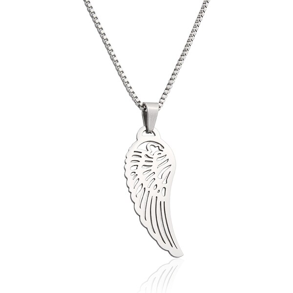 BM Jewellery Dámsky náhrdelník krídlo z chirurgickej ocele S645070 10400272