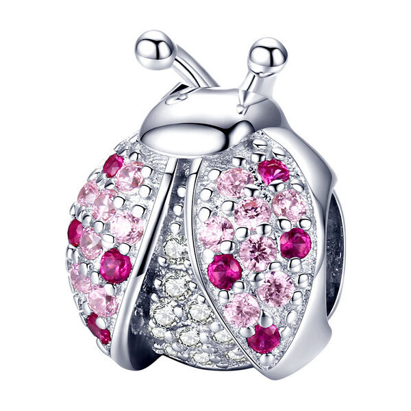 Emporial strieborný prívesok Trblietavá lienka 24464499