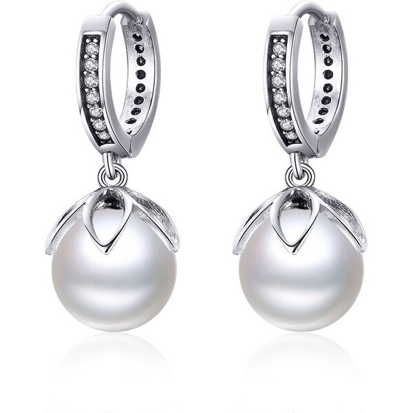 Emporial strieborné náušnice Perlový sen SCE482 28186845