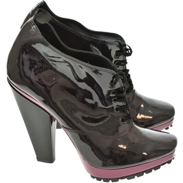 JOHN-C Dámske čierne poltopánky DILLA 9663060