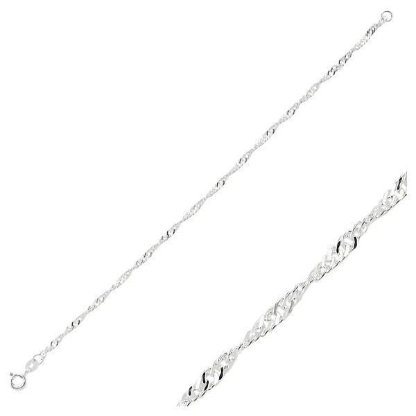 Olivie Strieborný náramok 18 cm 2376 14271347