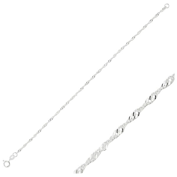 Olivie Strieborný dámsky náramok 19 cm 2377 37551289