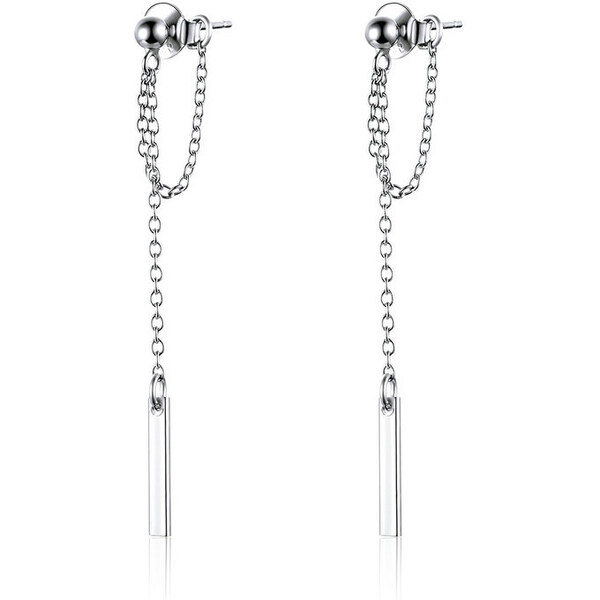 Emporial strieborné náušnice Nenútená elegancia SC