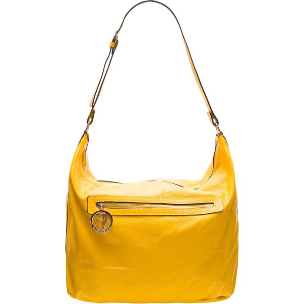 Glamorous by GLAM Dámska kožená kabelka dlhé ucho - žltá 1368587