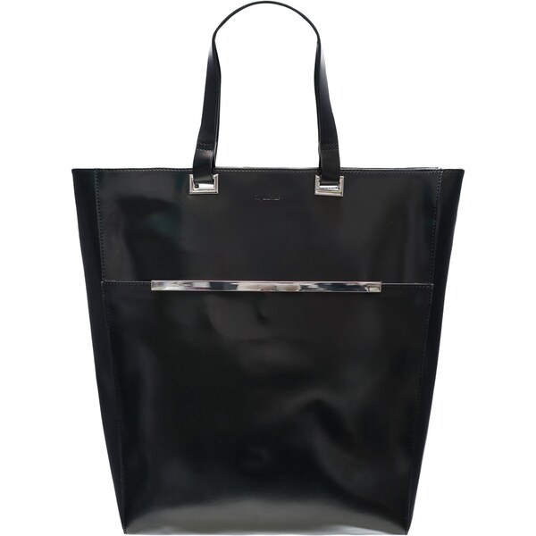 Guy Laroche Paris Kožená kabelka Guy Laroche strieborné zdobením - 4849328