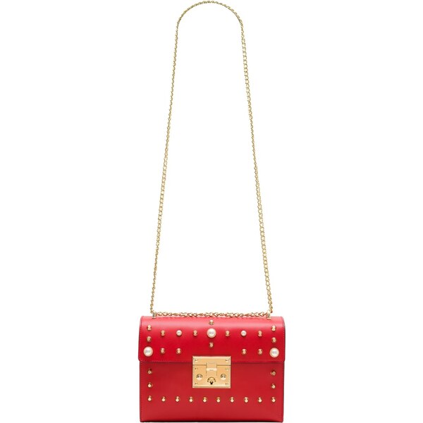 Glamorous by GLAM Dámska kožená crossbody kabelky s perličkami - 5069755