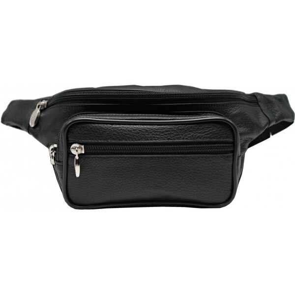 Hajn Pánska kožená ľadvinka 2905013 čierna 12335534