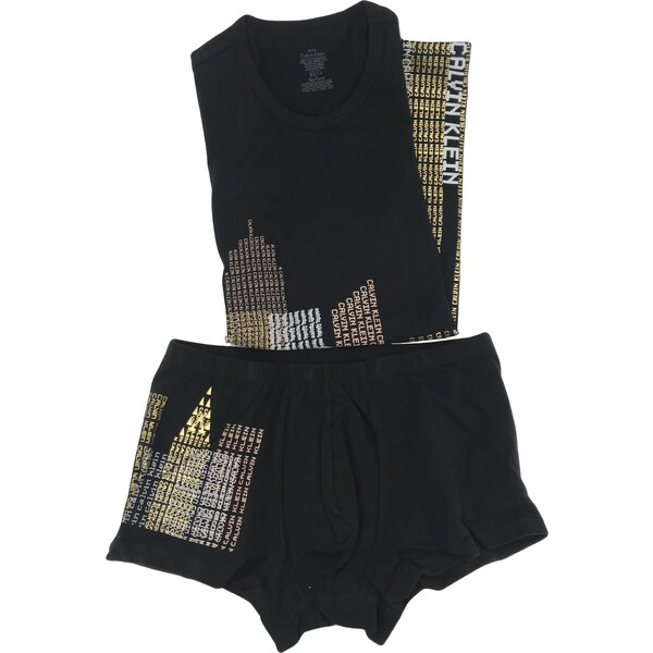 Pánsky komplet M4106E-001 hnedá - Calvin Klein 10581347