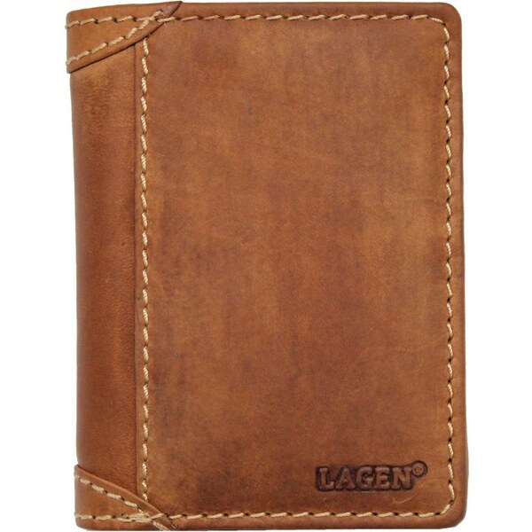 Lagen Pánska kožená peňaženka 251146 TAN 35335556